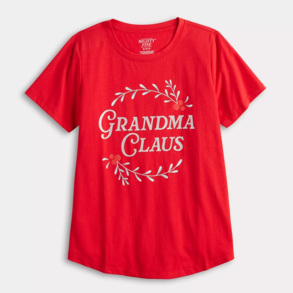 Red 'Grandma Claus' Tee